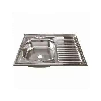 Кухонная мойка Mixline 60х80 (0,4) левый выпуск (527970)