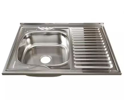 Кухонная мойка Mixline 60х80 (0,8) левый выпуск (528180)