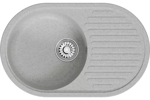 Кухонная мойка Mixline ML-GM16 серая (551928)