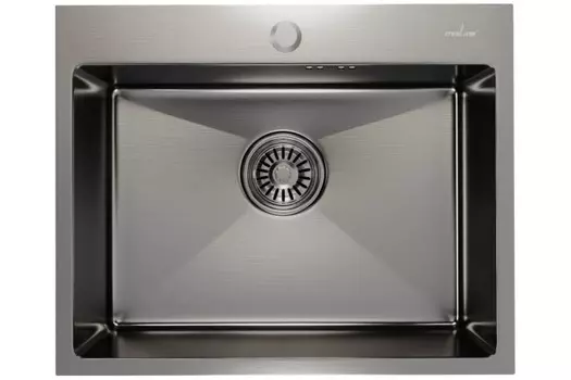 Кухонная мойка Mixline PRO сатин, с сифоном (547233)