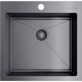 Кухонная мойка Omoikiri Akisame 51-GM вороненая сталь