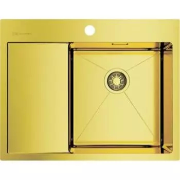 Кухонная мойка Omoikiri Akisame 65-LG-R светлое золото