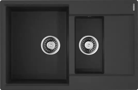 Кухонная мойка Omoikiri Daisen 78-2T-BL Tetogranit/черный