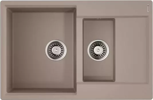 Кухонная мойка Omoikiri Daisen 78-2T-SA Tetogranit/бежевый