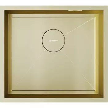 Кухонная мойка Omoikiri Kasen 49-16-INT-LG нерж.сталь/светлое золото