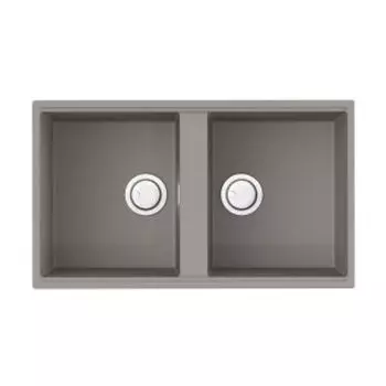 Кухонная мойка Omoikiri Kitagawa 83-2-U-GR leningrad grey