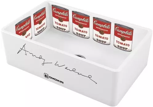 Кухонная мойка Omoikiri Mikura 76-Warhol Natceramic/white
