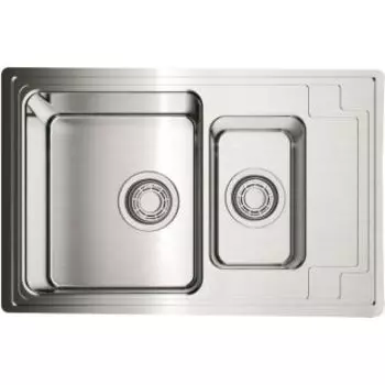 Кухонная мойка Omoikiri Mizu 78-2-IN нерж.сталь