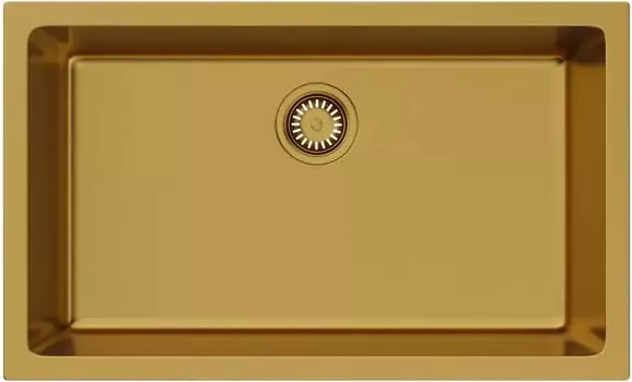 Кухонная мойка Omoikiri Okinoshima 76-U/I-G Matt Natceramic/золото