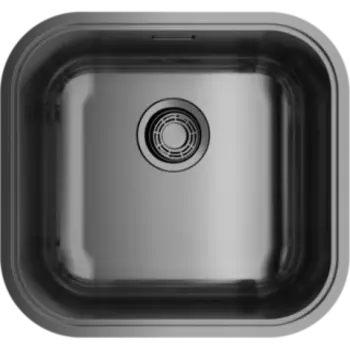 Кухонная мойка Omoikiri Omi 44-U/I-GM нерж.сталь/вороненая сталь (4993191)