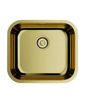 Кухонная мойка Omoikiri Omi 49-U/I-LG нерж.сталь/светлое золото