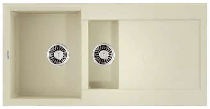 Кухонная мойка Omoikiri Sakaime 100-2-BE Tetogranit/ваниль