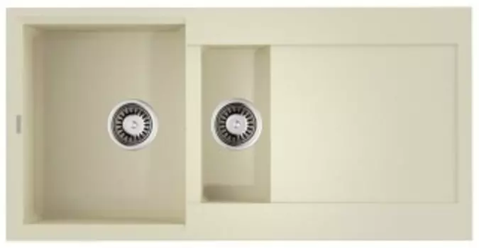 Кухонная мойка Omoikiri Sakaime 100-2-BE Tetogranit/ваниль