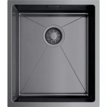 Кухонная мойка Omoikiri Taki 38-U/IF-GM вороненая сталь
