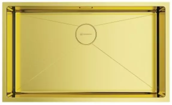 Кухонная мойка Omoikiri Taki 74-U/IF-LG нерж.сталь/светлое золото