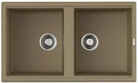 Кухонная мойка Omoikiri Tedori 86-2-CH Tetogranit/шампань