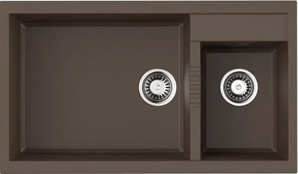 Кухонная мойка Omoikiri Tedori 86-2-LB-ES Tetogranit/эспрессо