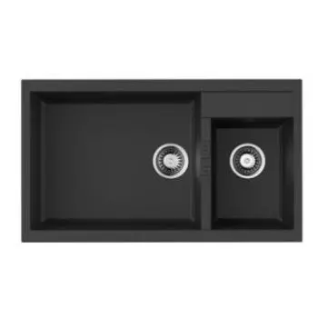 Кухонная мойка Omoikiri Tedori 86-2-LB-BL черный