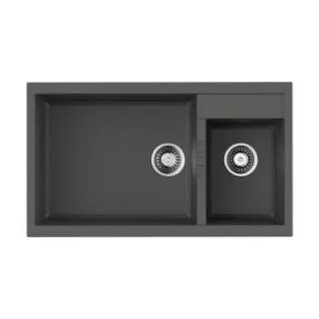 Кухонная мойка Omoikiri Tedori 86-2-LB-PL платина