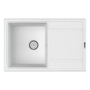 Кухонная мойка Point Лаура 78 белый