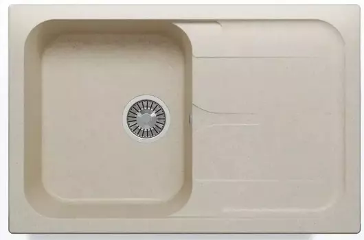 Кухонная мойка Polygran ALTO-780 кремовый (N327)
