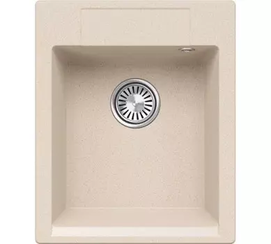 Кухонная мойка Polygran ARGO-420 Кремовый (N327)