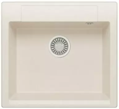 Кухонная мойка Polygran ARGO-560 Белый Хлопок (N36)