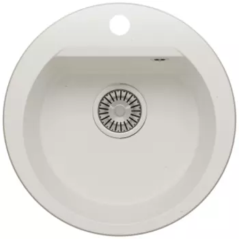 Кухонная мойка Polygran ATOL-460 Белый Хлопок (N36)