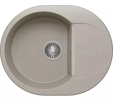 Кухонная мойка Polygran ATOL-620 Светло-серый (N314)