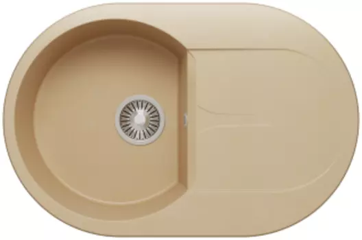 Кухонная мойка Polygran ATOL-760 Бежевый (N27)