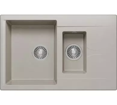 Кухонная мойка Polygran BRIG-770 Светло-серый (N314)