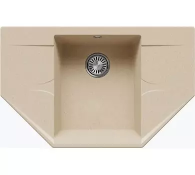 Кухонная мойка Polygran RIFF-800 Опал (N328)