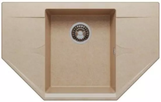 Кухонная мойка Polygran RIFF-800 Песочный (N302)