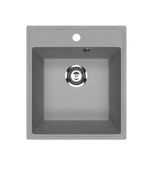 Кухонная мойка Practik PR-M-425-003 (без сифона), светло-серый