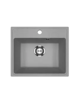 Кухонная мойка Practik PR-M-490-003 (без сифона), светло-серый