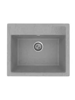 Кухонная мойка Practik PR-M-565-003 (без сифона), светло-серый