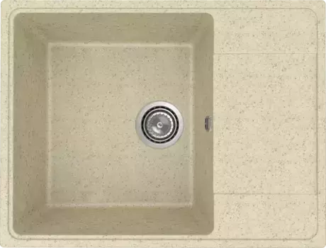 Кухонная мойка Practik PR-M-650-002 слоновая кость (без сифона)
