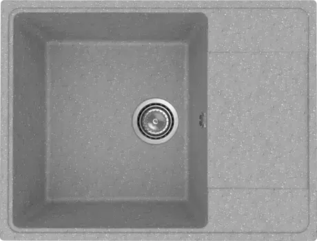 Кухонная мойка Practik PR-M-650-003 светло-серый (без сифона)