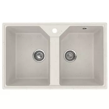 Кухонная мойка Practik PR-M-770-001 белый камень (без сифона)