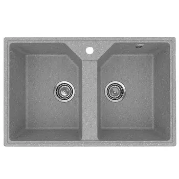 Кухонная мойка Practik PR-M-770-003 светло-серый (без сифона)