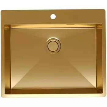 Кухонная мойка Reflexion Iseo RX2260GD брашированное золото