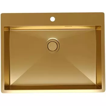 Кухонная мойка Reflexion Iseo RX2265GD брашированное золото