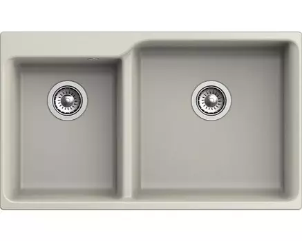 Кухонная мойка Rivelato AXEL 90D 2-чаши 870*520мм topazio