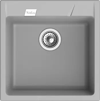 Кухонная мойка Rivelato RAUM RM-50 grigio metallizzato