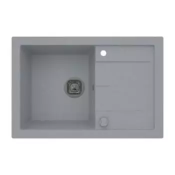 Кухонная мойка Tolero R-112 серый металлик (001)