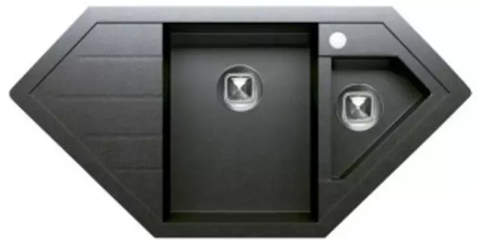 Кухонная мойка Tolero R-114 черный (911)