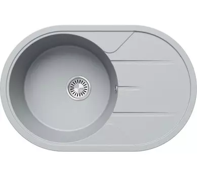 Кухонная мойка Tolero R-116 Платина