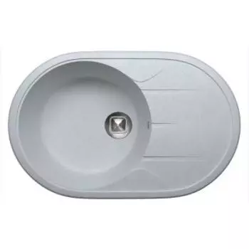 Кухонная мойка Tolero R-116 серый металлик (001)