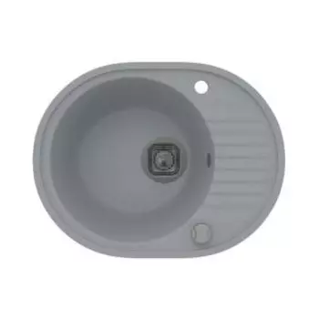 Кухонная мойка Tolero R-122 серый металлик (001)