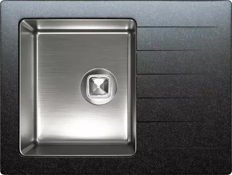 Кухонная мойка Tolero Twist TTS-660 Уголь